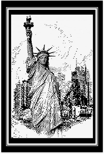 Pen & Ink - Lady Liberty